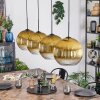 Koyoto Lampadario a sospensione, Lampada a sfera, Lampada a sospensione Oro, Chiaro, 4-Luci