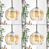 Koyoto Lampadario a sospensione, Lampada a sfera, Lampada a sospensione Ambrato, Chiaro, 1-Luce