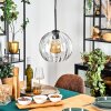 Koyoto Lampadario a sospensione, Lampada a sfera, Lampada a sospensione Chiaro, 1-Luce