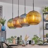 Koyoto Lampadario a sospensione, Lampada a sfera, Lampada a sospensione Blu, Oro, Verde, Ramato, 4-Luci