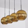 Koyoto Lampadario a sospensione, Lampada a sfera, Lampada a sospensione Oro, 4-Luci