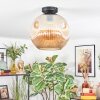 Ripoll Plafoniera, Lampada a sfera Ambrato, 1-Luce