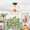 Koyoto Plafoniera, Lampada a sfera 30 cm Ambrato, Chiaro, 1-Luce