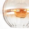 Koyoto Plafoniera, Lampada a sfera 30 cm Ambrato, Chiaro, 1-Luce