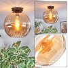 Koyoto Plafoniera, Lampada a sfera 30 cm Ambrato, 1-Luce