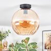 Koyoto Plafoniera, Lampada a sfera 30 cm Ambrato, 1-Luce