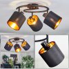 Alsen Plafoniera, Faretto da soffitto Nero, 3-Luci