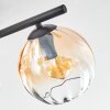 Koyoto Plafoniera, Lampada a sfera Ambrato, Chiaro, 4-Luci