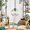 Koyoto Lampadario a sospensione, Lampada a sfera, Lampada a sospensione 20 cm Chiaro, 1-Luce