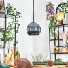 Koyoto Lampadario a sospensione, Lampada a sfera, Lampada a sospensione Blu, 1-Luce