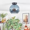 Koyoto Plafoniera, Lampada a sfera 25 cm Blu, Chiaro, 1-Luce