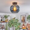 Koyoto Plafoniera, Lampada a sfera 25 cm Blu, Chiaro, 1-Luce