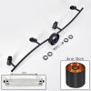 Alsen Plafoniera, Faretto da soffitto Nero, 4-Luci