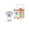 Illuminazione Osram GU10 2 Watt bianco caldo 360 Lumen