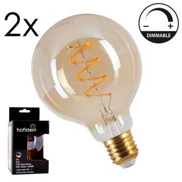 E27 LED 6 Watt bianco caldo dimmerabile 320 Lumen