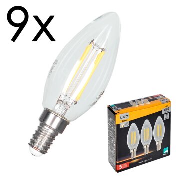 E14 LED 4 Watt bianco caldo 470 Lumen