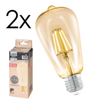 E27 LED 4 Watt bianco caldo 220 Lumen
