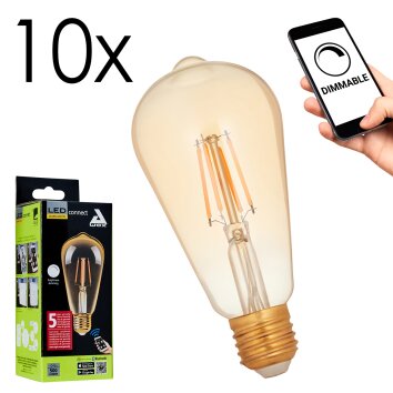 E27 LED 5.5 Watt bianco caldo dimmerabile 500 Lumen