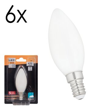 E14 LED 4 Watt bianco caldo 470 Lumen