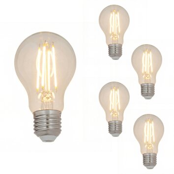 E27 LED 6.5 Watt bianco caldo 806 Lumen