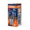Illuminazione Osram E14 15 Watt bianco caldo dimmerabile 85 Lumen