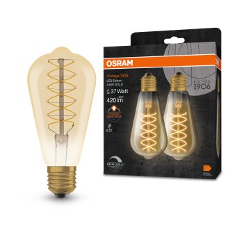 Illuminazione Osram E27 LED 4.8 Watt bianco caldo dimmerabile 420 Lumen
