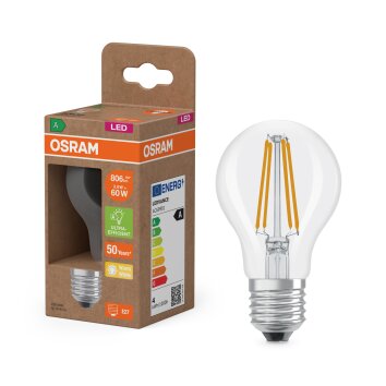 Illuminazione Osram E27 3.8 Watt bianco caldo 806 Lumen