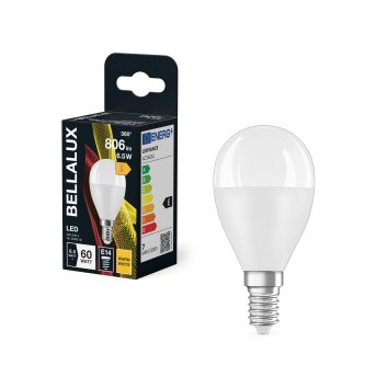 BELLALUX E14 6.5 Watt bianco caldo 806 Lumen