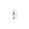 Illuminazione Osram E27 LED 4.5 Watt bianco caldo 470 Lumen