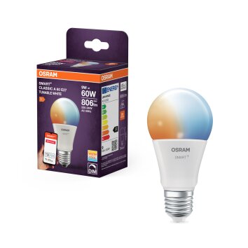 Illuminazione Osram E27 LED 9 Watt bianco caldo dimmerabile 806 Lumen