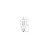 Illuminazione Osram E27 LED 2.5 Watt bianco caldo 250 Lumen