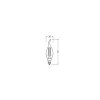 Illuminazione Osram E14 LED 2.5 Watt bianco caldo 250 Lumen