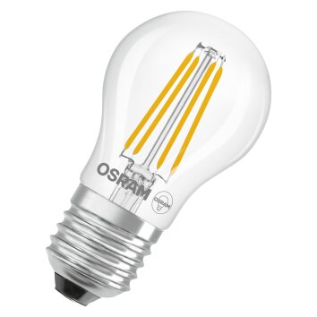 Illuminazione Osram E27 LED 4 Watt bianco caldo 470 Lumen