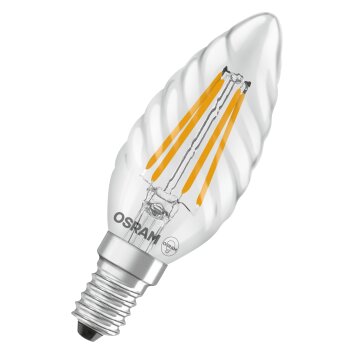Illuminazione Osram E14 LED 4 Watt bianco caldo 470 Lumen