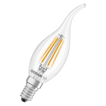 Illuminazione Osram E14 LED 4 Watt bianco caldo 470 Lumen