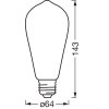 Illuminazione Osram E27 LED 5.5 Watt bianco caldo dimmerabile 806 Lumen