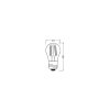 Illuminazione Osram E27 LED 4.5 Watt dimmerabile 470 Lumen