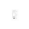 Illuminazione Osram E27 LED 4 Watt 470 Lumen