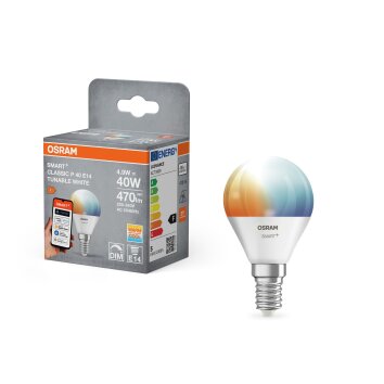 Illuminazione Osram E14 4.9 Watt bianco caldo dimmerabile 470 Lumen