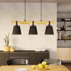 Eglo BOYLE Lampadario a sospensione Marrone, Nero, 3-Luci