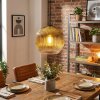 Koyoto Lampadario a sospensione, Lampada a sfera, Lampada a sospensione 12 cm Oro, Chiaro, 1-Luce