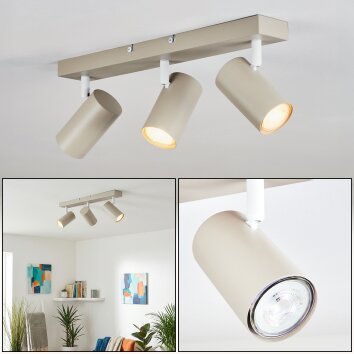 Javel Plafoniera Sabbia, 3-Luci