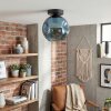 Ripoll Plafoniera, Lampada a sfera Blu, 1-Luce