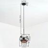 Ripoll Lampadario a sospensione, Lampada a sfera, Lampada a sospensione Cromo, Grigio fumo, 1-Luce