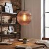 Koyoto Lampadario a sospensione, Lampada a sfera, Lampada a sospensione Ramato, 1-Luce