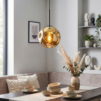 Ripoll Lampadario a sospensione, Lampada a sfera, Lampada a sospensione Oro, 1-Luce