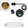 Koyoto Lampadario a sospensione, Lampada a sfera, Lampada a sospensione Oro, 1-Luce