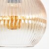 Koyoto Plafoniera, Lampada a sfera 25 cm Ambrato, Chiaro, 1-Luce
