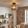 Ripoll Plafoniera, Lampada a sfera Cromo, Grigio fumo, 1-Luce