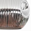 Ripoll Plafoniera, Lampada a sfera Cromo, Grigio fumo, 1-Luce